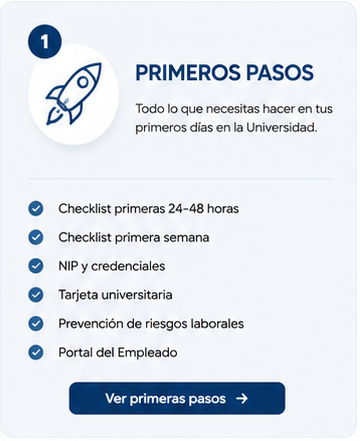 PRIMEROS PASOS
